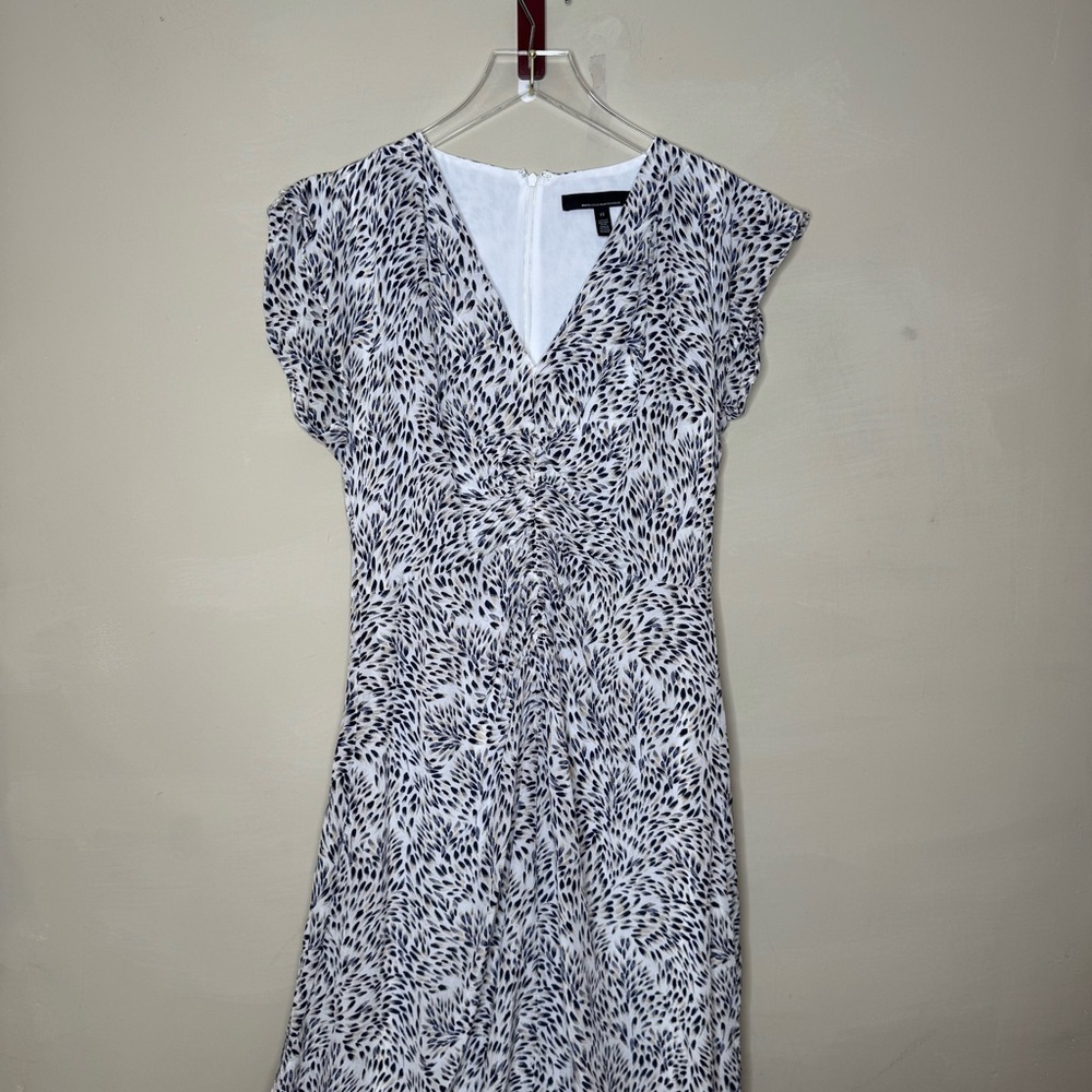 White House Black Market Ruched Midi Dress size 12